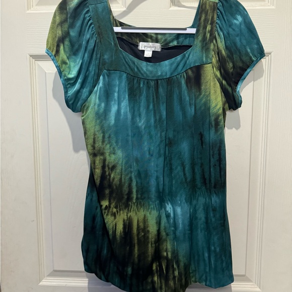 Turquoise blouse - Picture 2 of 3